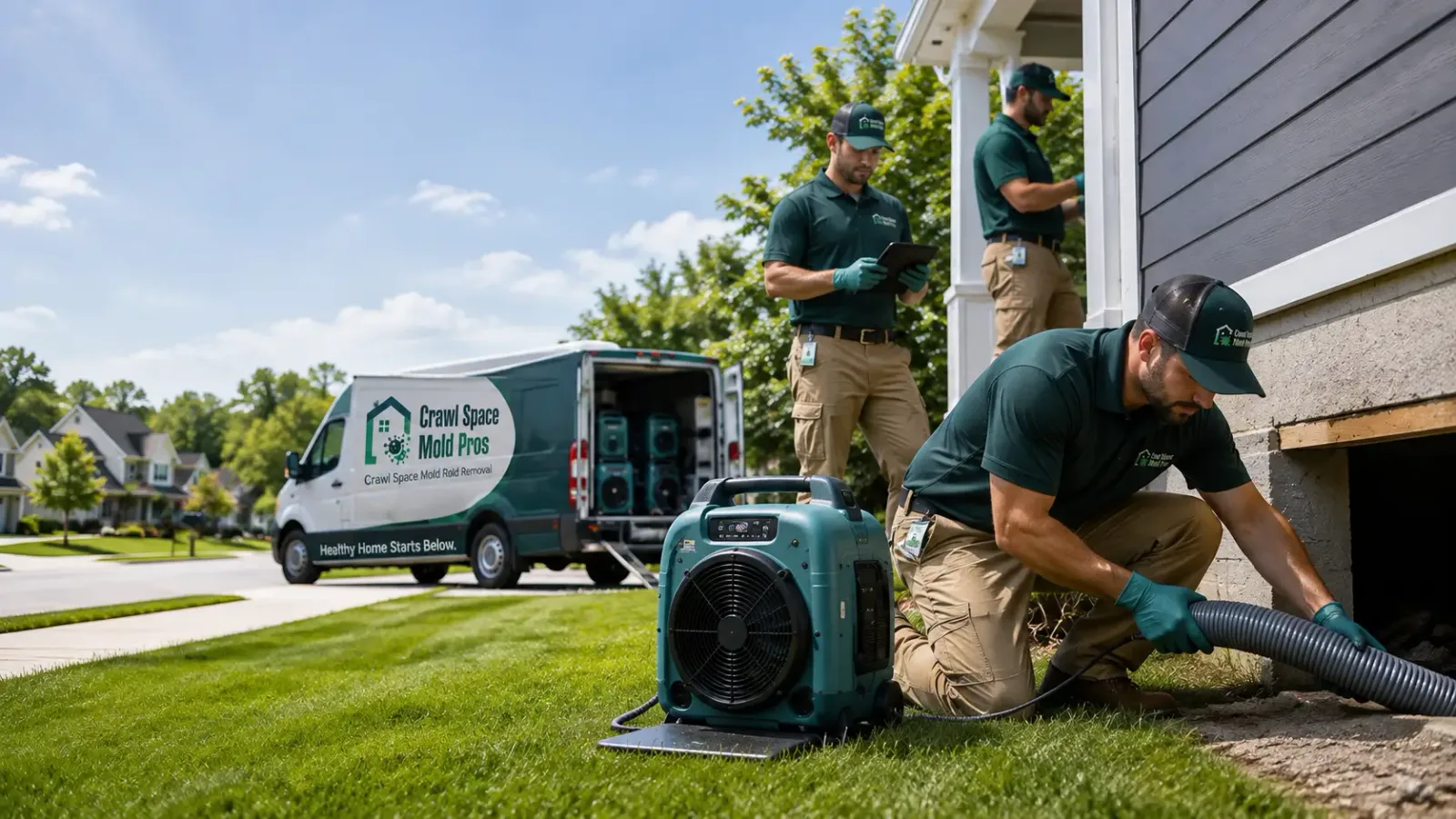 Crawl Space Mold Removal in Amherst, OH
